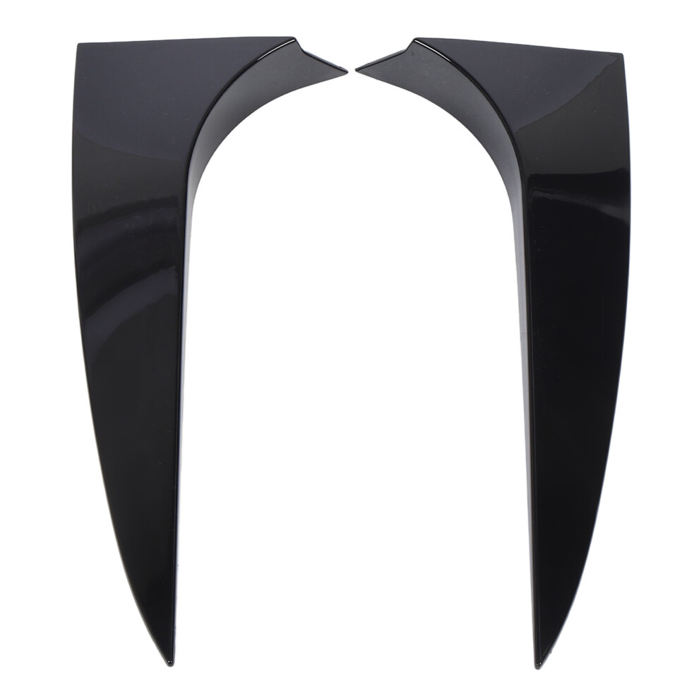 Rear Side Window Spoiler Wing Trim For Cla-Class X117 Models Black 9361346363381