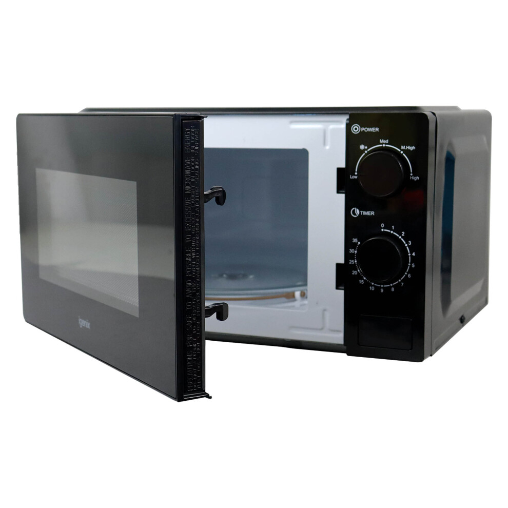 Igenix Manual Microwave, 700 W, 20 Litre, 35 Minute Timer, Igms02071b Black