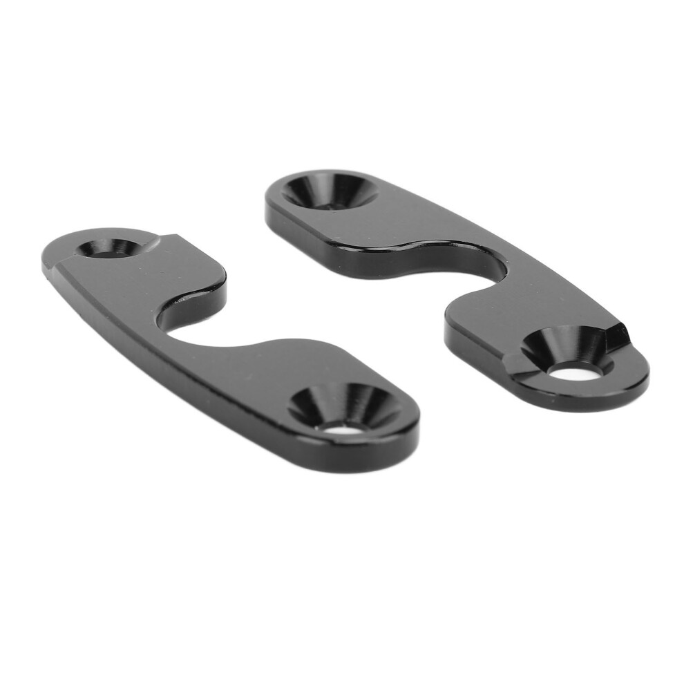 2Pcs Aluminum Sun Visor Repair Kit For Jk Jl Jt 2018-2022 Anodized Black 8711346363767