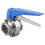 Butterfly Valve with Blue Trigger Handle Tri-clamp(1.5 Inch) 2