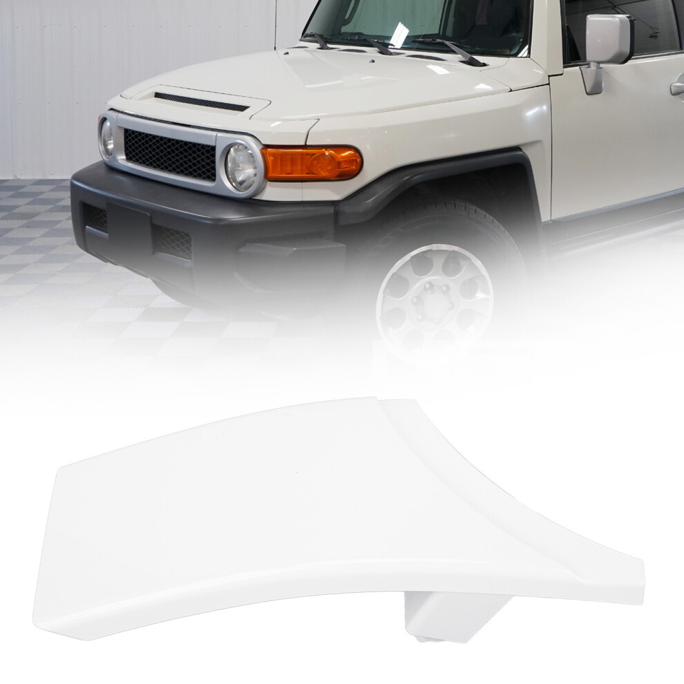 Front Bumper Filler Impact-Resistant For Fj Cruiser 2007-2014 White 4971346365336