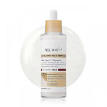 (1pcs) Peel Shot Glow White Rice Peeling Ampoule, Soft Exfoliating Face and Body Scrub Dead Skin Cells Remover for All Skin Types skin care 100ml