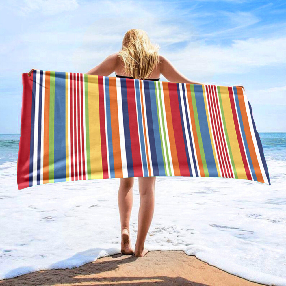 (A) Microfiber Beach Towel Super Absorbent  Thin  Compact Portable Beach Blanket Towel For Travel Pool Towel Beach Adults Men Women Kids-image-OPC-PKBP2YC-NEW