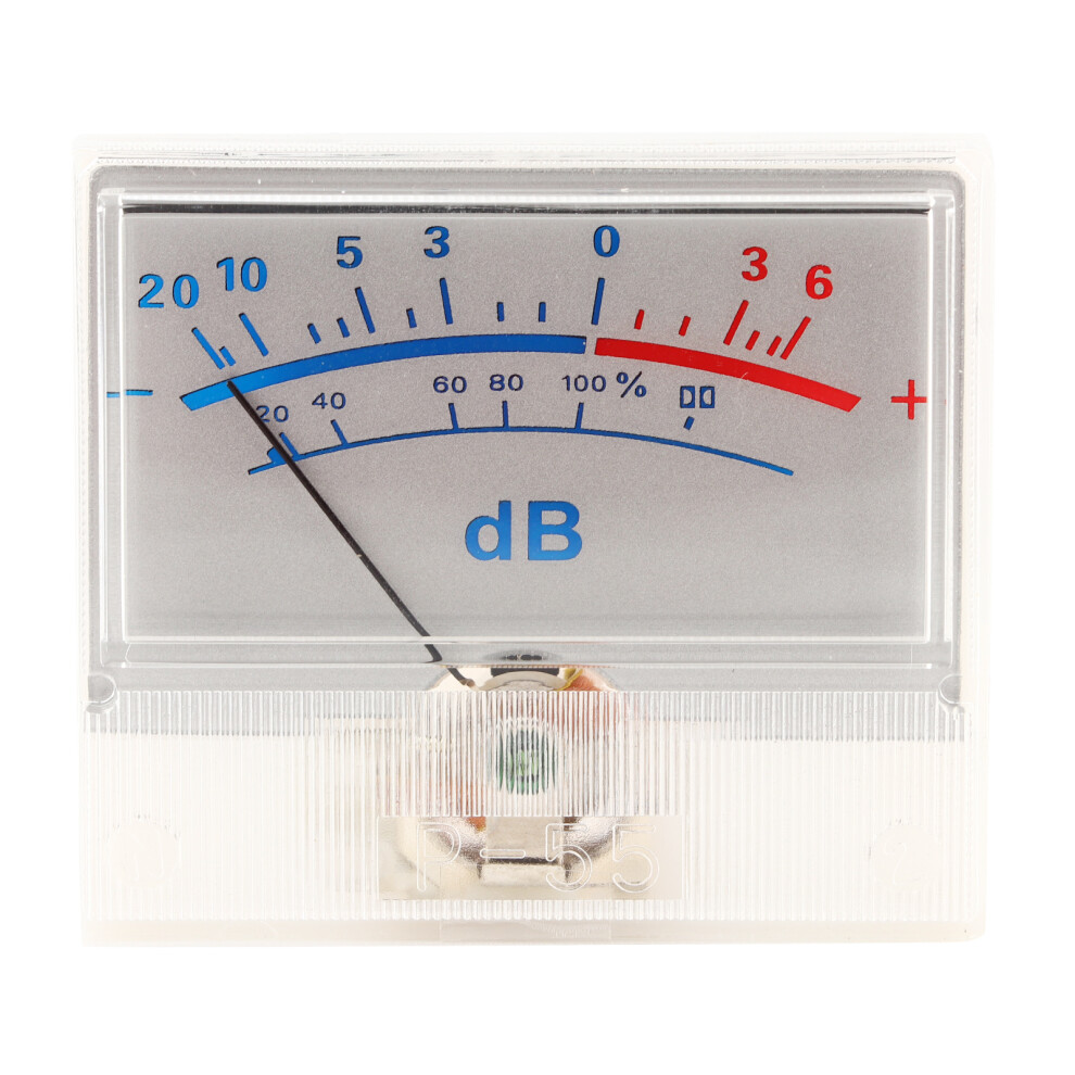 P‑55‑8688 High Accuracy VU Meter Header 20 +6db