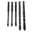 5PCS Masonry Drill Bits Set 6mm-12mm Cemented Carbide, 1/4" Hex 10