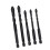 5PCS Masonry Drill Bits Set 6mm-12mm Cemented Carbide, 1/4" Hex 15