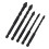5PCS Masonry Drill Bits Set 6mm-12mm Cemented Carbide, 1/4" Hex 1