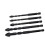 5PCS Masonry Drill Bits Set 6mm-12mm Cemented Carbide, 1/4" Hex 16