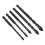 5PCS Masonry Drill Bits Set 6mm-12mm Cemented Carbide, 1/4" Hex 7