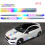 5 Pieces Reflective Stripe Vinyl Car Side Sticker 8