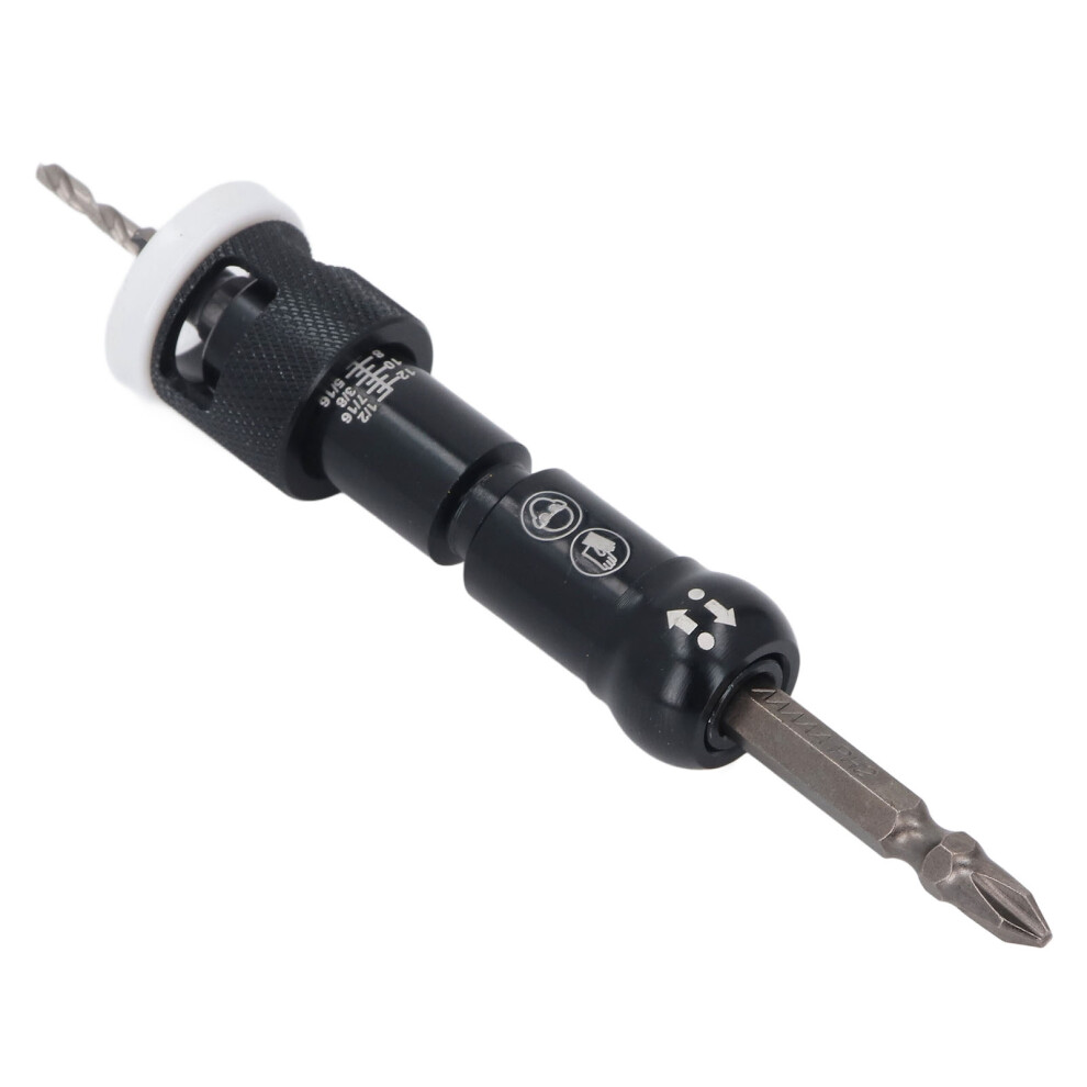 Limit Countersink Drill Set, Adjustable Depth, Alloy Steel For Woodworking 7901346365804