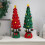 Artificial Christmas Trees Tabletop False Tree Party-Red 5
