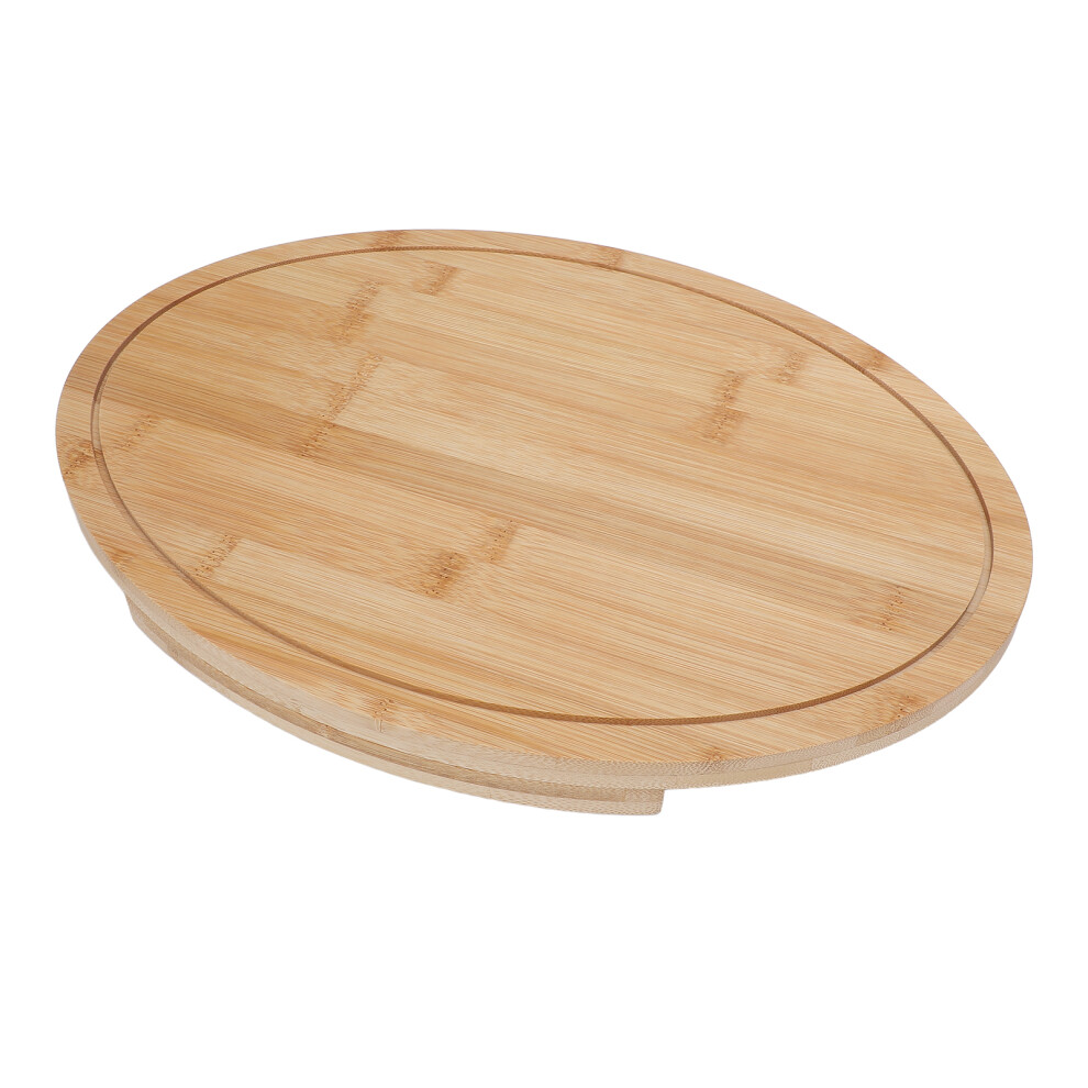 Bambusoideae Corner Counter Cutting Board, Round, Slot, Lightweight-image-OPC-PKBP69N-NEW