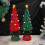 Artificial Christmas Trees Tabletop False Tree Party-Red 7