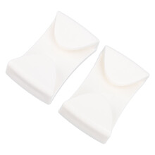 2pcs Ski Goggle Clips for Helmet Securing, Easy Install, White