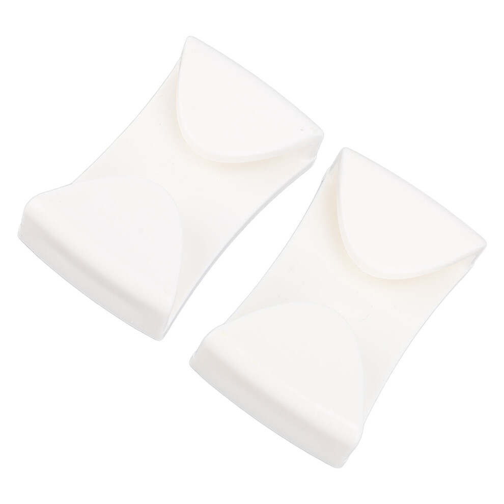 2pcs Ski Goggle Clips for Helmet Securing, Easy Install, White