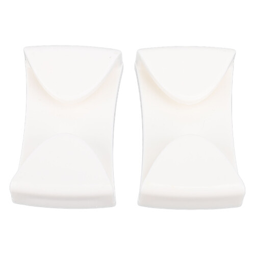 2pcs Ski Goggle Clips for Helmet Securing, Easy Install, White 1