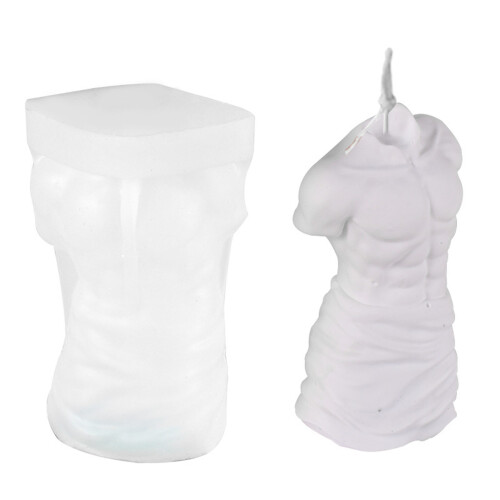 Recyclable Elastomer Trunk Cast For Artisanal Waxlights-Style A