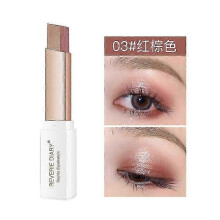 (A1142) Reverie Diary Eyeshadow Stick Pearlescent Matte Double Color Eye Shadow Pen Waterproof Gradient Eye Makeup Female Cosmetics