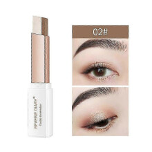 (A1141) Reverie Diary Eyeshadow Stick Pearlescent Matte Double Color Eye Shadow Pen Waterproof Gradient Eye Makeup Female Cosmetics