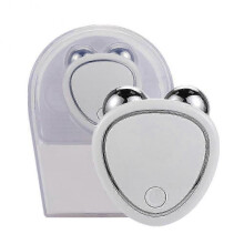 (white) Facial saunas ems facial bear microcurrent face lift machine roller skin tightening |microcurrent device