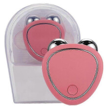 (pink) Facial saunas ems facial bear microcurrent face lift machine roller skin tightening |microcurrent device