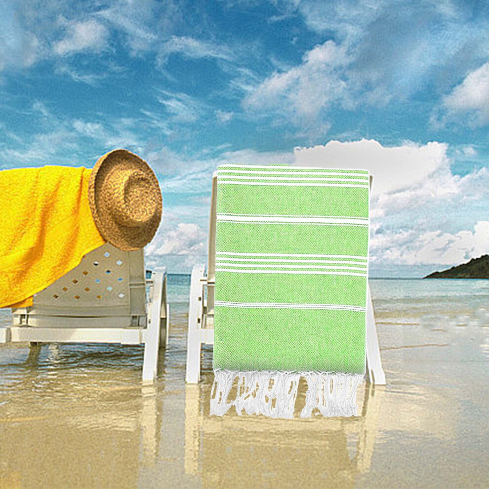 (Multi-color) Fine Fiber Beach Towel  Light Bath Towel  Sand Beach Blanket  Travel Swimming Pool Multifunctional Towel  35.5x70.9 Inches-image-OPC-PKBP7B9-NEW