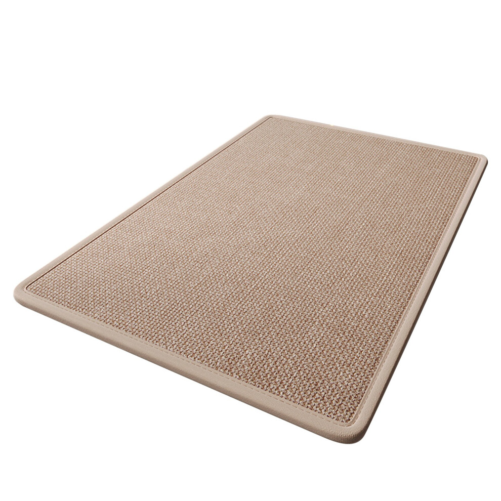 (Brown) Bathroom Floor Mat Toilet Absorbent Mat Toilet Door Slip Mat Toilet Door Mat Drying Carpet 4651941574189