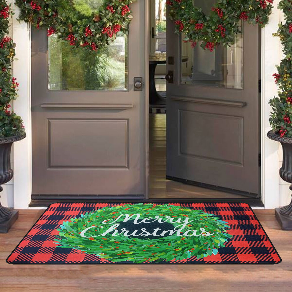 (A) Christmas Door Mat Kitchen Mat Bedroom Living Room Carpet 4651941592893