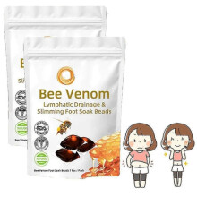 (2packs) 7/14/21PCS Diapason Bee Venom Lymphatic Drainage & Slimming Foot Soak Beads, Relief Relax