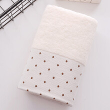 (White) Dark Towels Thickened Water-absorbent Towels Face Wash Bath Towels Men's Face Towels