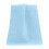 (Blue) Five-color Bear Embossed Plain Face Towel Soft Absorbent Cleansing Bath Towel 5