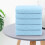 (Blue) Five-color Bear Embossed Plain Face Towel Soft Absorbent Cleansing Bath Towel 3
