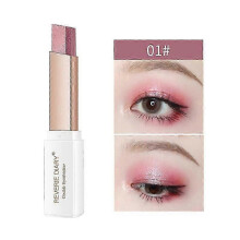 (A1140) Reverie Diary Eyeshadow Stick Pearlescent Matte Double Color Eye Shadow Pen Waterproof Gradient Eye Makeup Female Cosmetics