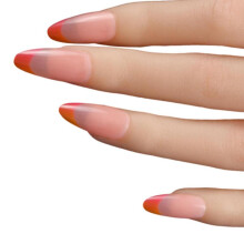 (HTMC03) 600x Almond False Nails Press On Nail French Tip False Nails  Ballerinas Full Cover Stick On Nail Manicures Supplies