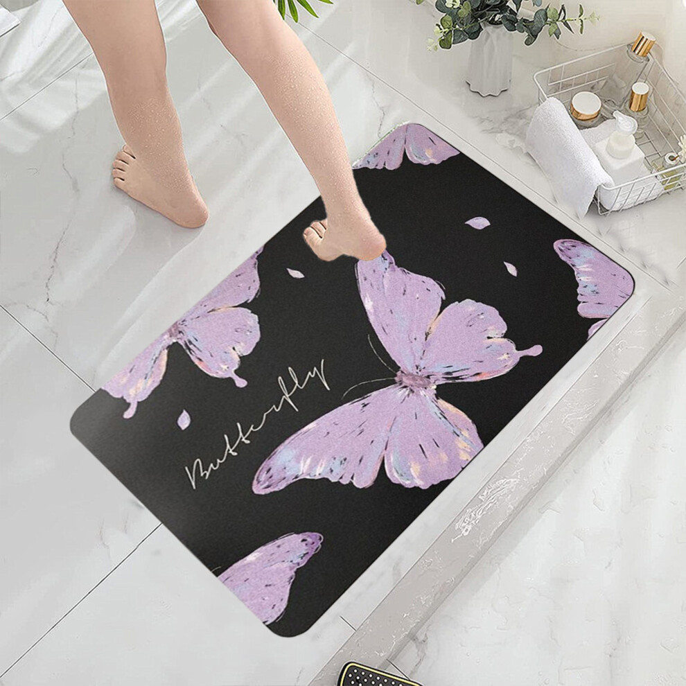(Black) Area Rugs 60x 40cm Non Slip Rug For Girls Bedroom Carpet Floor Mat For Play Room Game Area Dorm Entryway Home Decor-image-OPC-PKBP9GH-NEW