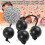 2 Pcs African Rhythms Sand Shaker Balls 5cm, Red/Blue/Black 6