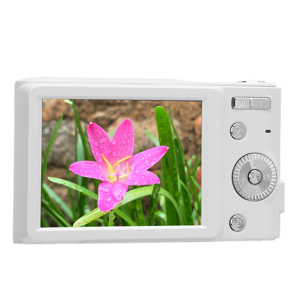 4K 50Mp Digital Camera With 16X Zoom, 2.8" Lcd, Anti-Shake, Compact White 8171346368276