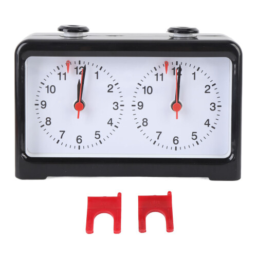 Elegant Mechanical Chess Clock, ABS, AA Battery, Stable & Accurate 1