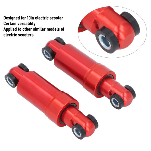 Aluminiumlegierung Elektroroller Heckstoßdämpfer klappbar Rot 2