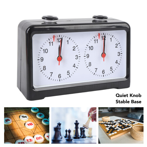 Elegant Mechanical Chess Clock, ABS, AA Battery, Stable & Accurate 2