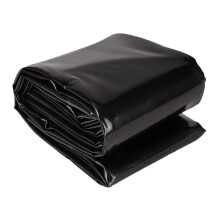Black Pond Liner 8mil 0.2mm Flexible HDPE Heavy Duty Koi Fish Garden Pond Liner 10X10FT for Water Features and Pools