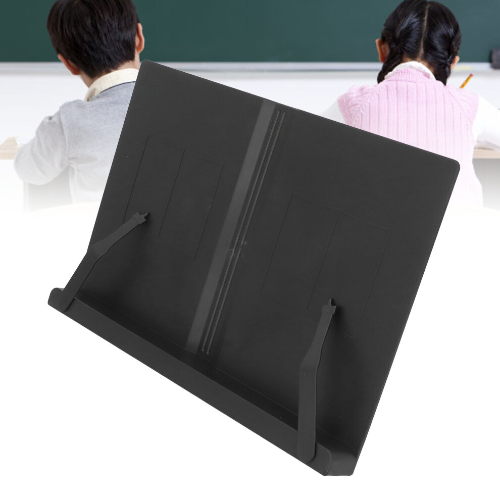 Multifunctional Adjustable Abs Desktop Reading Stand For Tablet & Phone Black 4971346369082