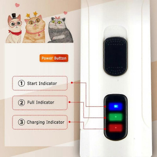 Painless Rechargeable Pet Nail Clippers 2