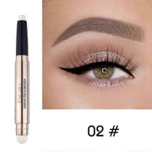 (02)Double-head Cream Eye Shadow Pen Eyeshadow Pencil Shimmer Eyeshadow Stick AU+