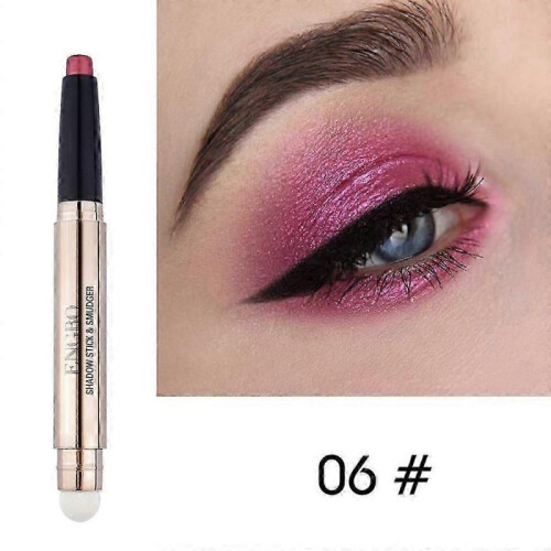 (06)Double-head Cream Eye Shadow Pen Eyeshadow Pencil Shimmer Eyeshadow Stick AU+
