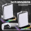 (white) Charging Base Cooling Bracket for Dual PS5 / PS5 Slim Controller 3