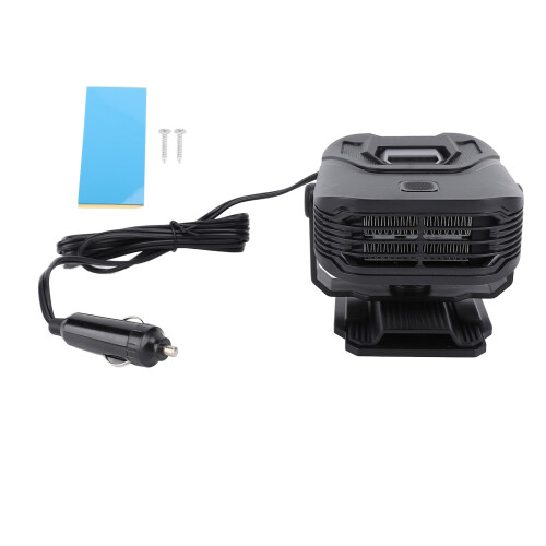 150W 12V Car Heater Fast Heating Auto Windshield Defroster Gray 1