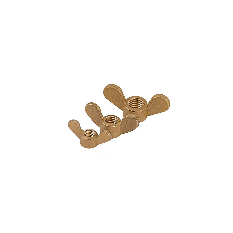 Brass Wing Nuts Set 10Pcs M3 M4 M5 M6 M8 M10 M12 M16 M20 Knurled Butterfly Nuts For Hardware Assembly 6447073424328