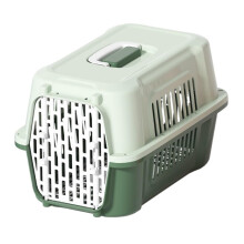 Cat Bag Large Pet Airline Box for Travel, Portable Dog Check-in Cage, Green Backpack for Cats and Small Pets